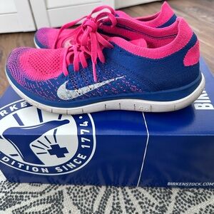Nike womans  Running Shoes - Pink and Blue